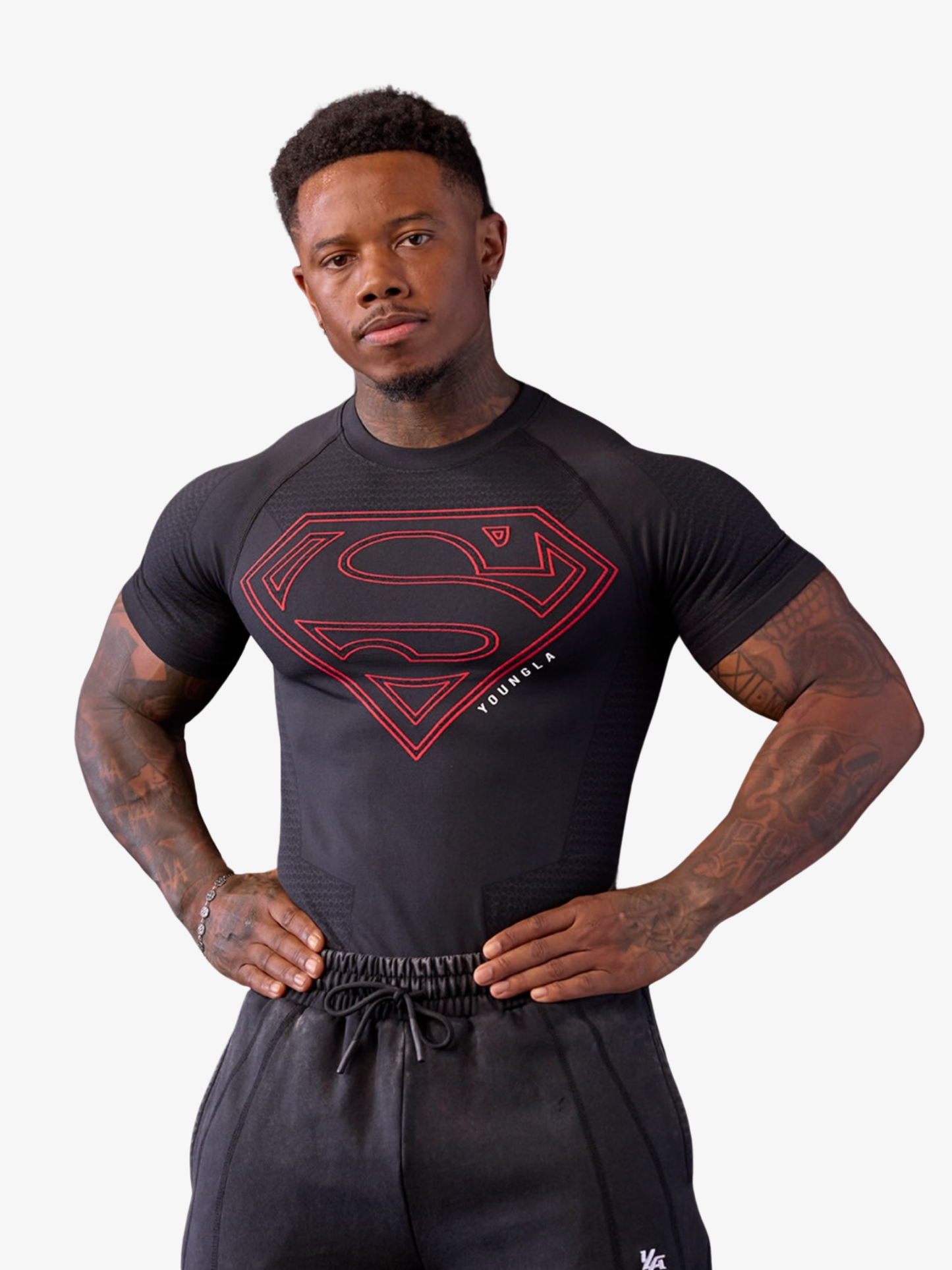 YoungLA CAMISETA SUPERMAN COMPRESSION