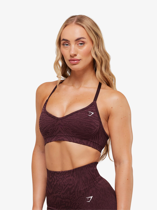 Gymshark Top Adapt Animal Seamless Sports Bra