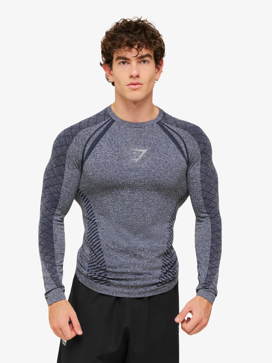 Gymshark Camiseta Devant Seamless Manga Larga