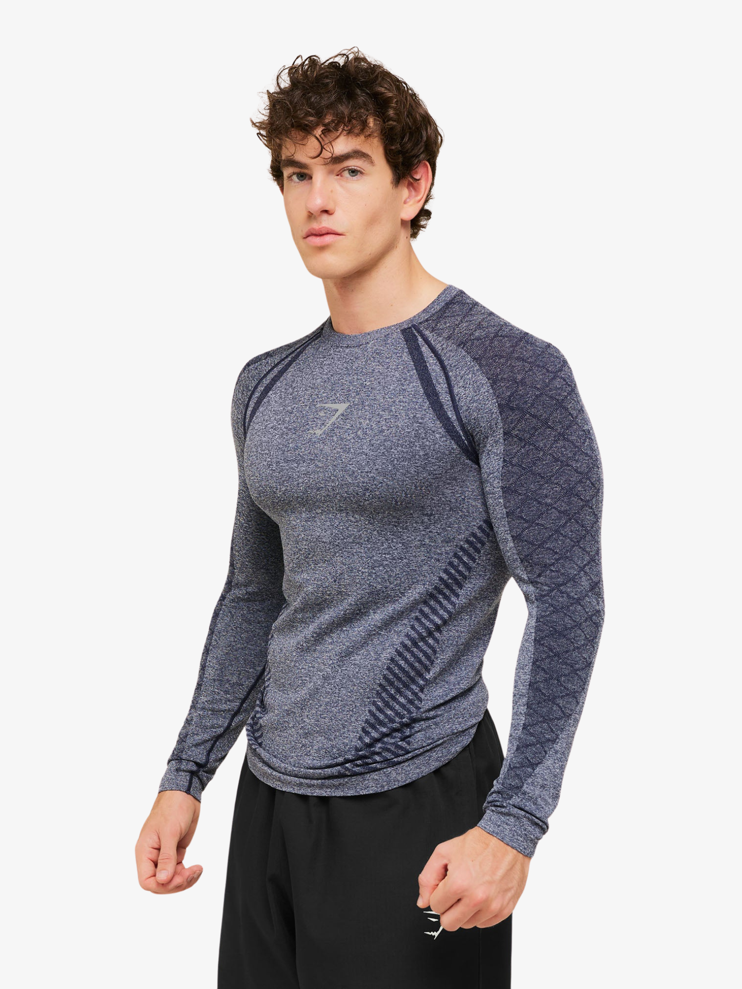 Gymshark Camiseta Devant Seamless Manga Larga