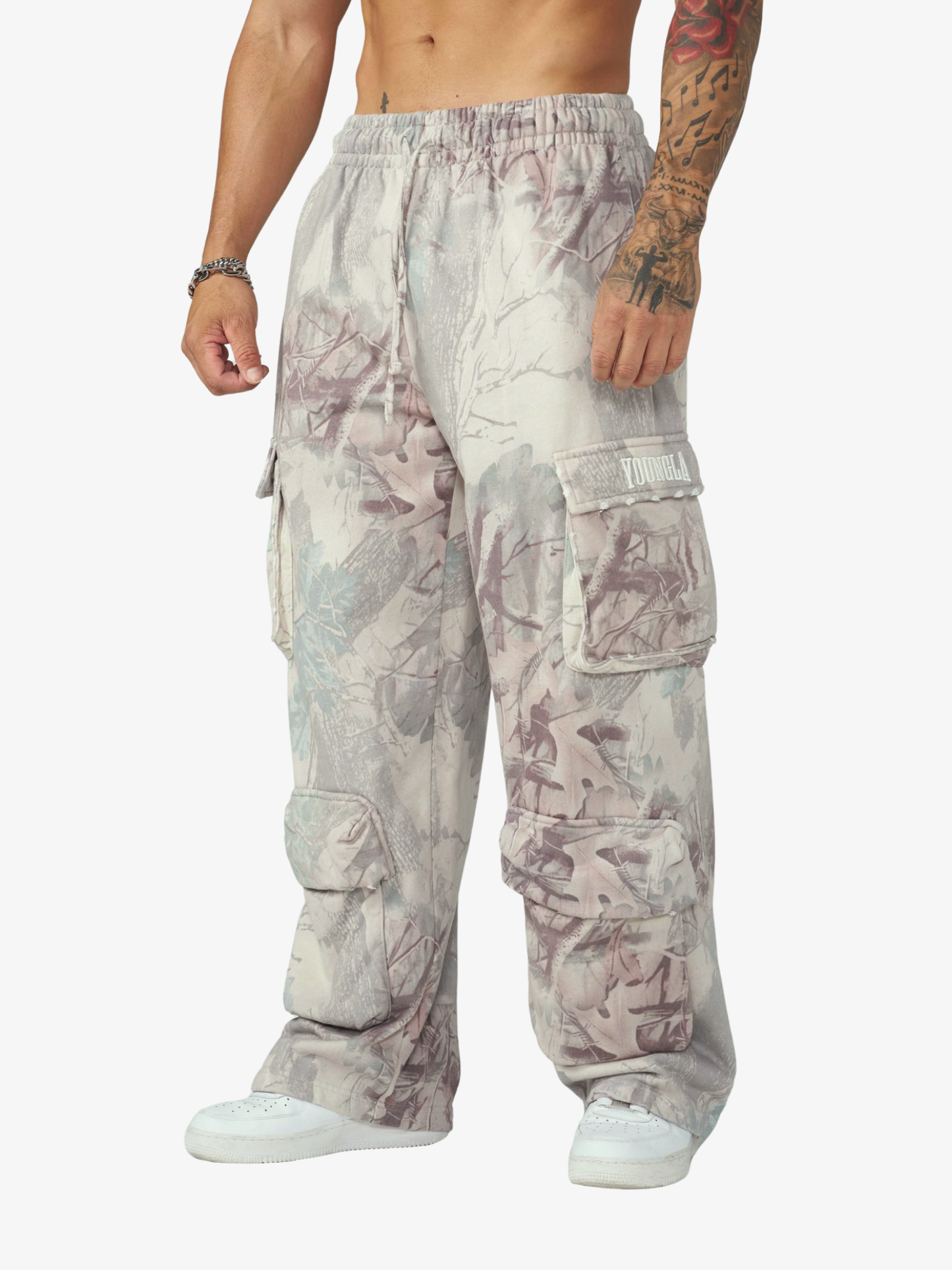 YoungLA JOGGER HERITAGE CAMO CARGO