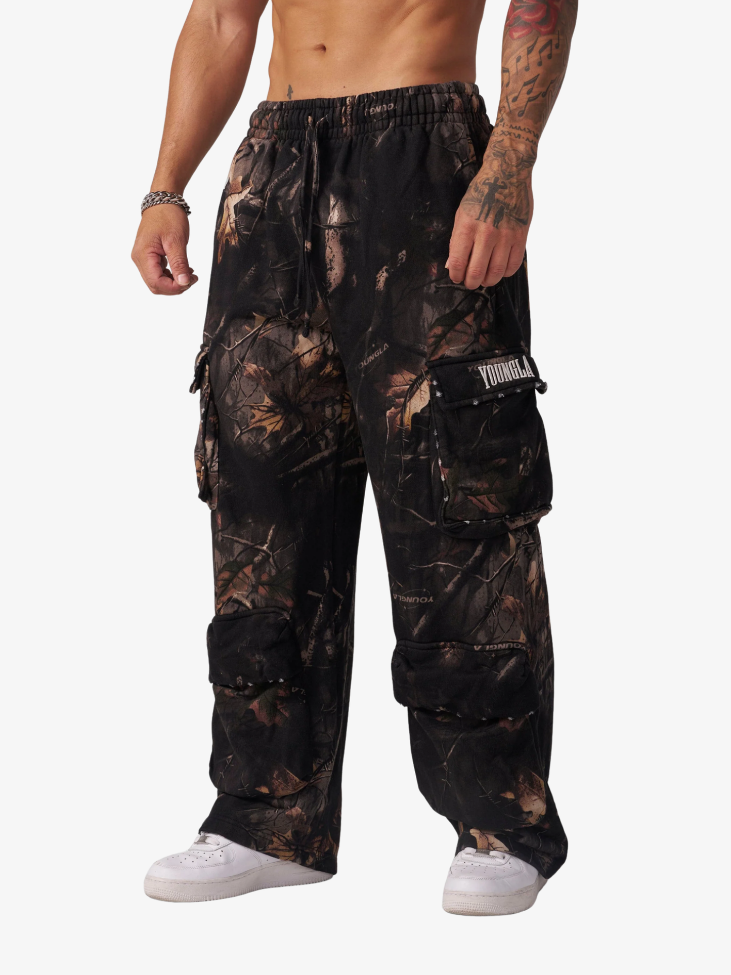 YoungLA JOGGER HERITAGE CAMO CARGO