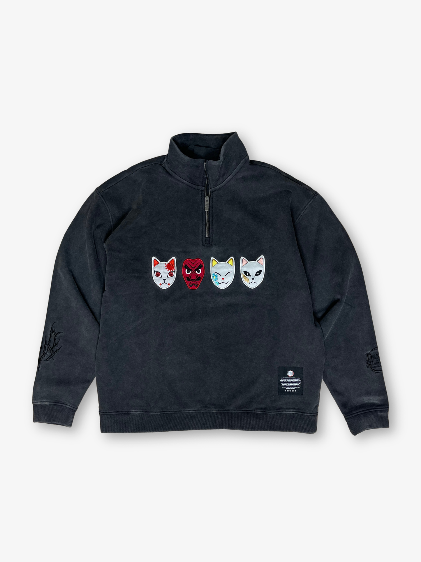 YoungLA BUZO DEMON SLAYER WARDING MASKS - QUARTER ZIP