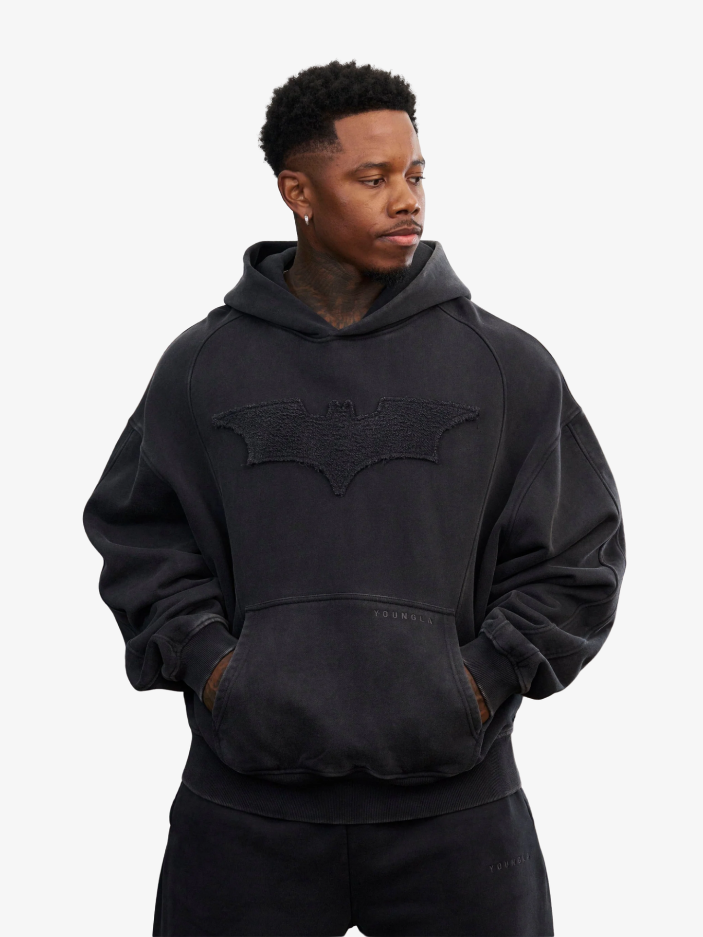 YoungLA HOODIE BATMAN STEALTH