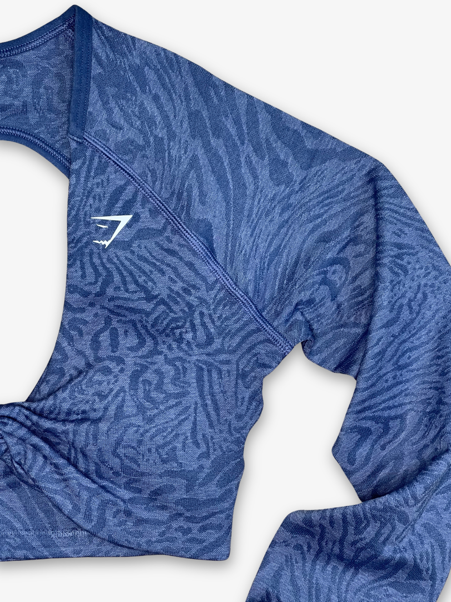Gymshark Crop Top Adapt Animal Manga Larga